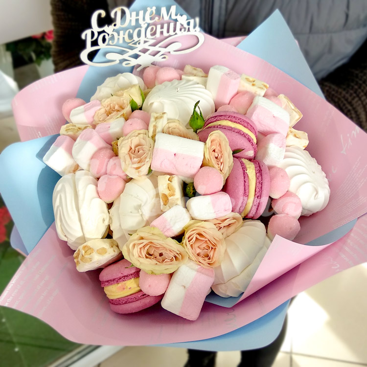 Сладкий букет ребенку